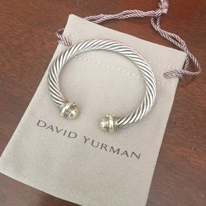 David Yurman Classic 14kt .925 cable bracelet SM